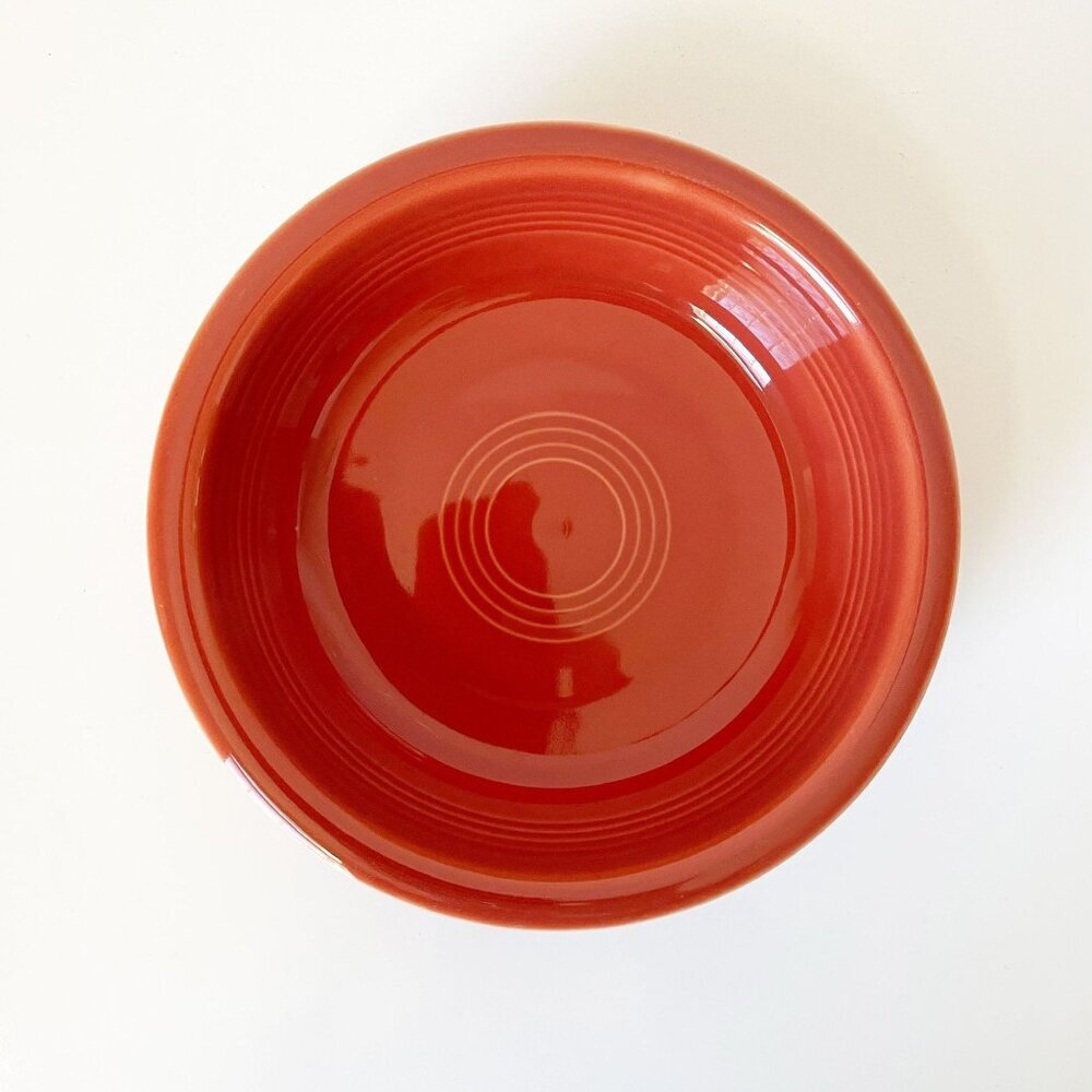 Fiestaware Paprika Coupe Soup Bowl 7" - Fiesta Orange Brick Red Stoneware Dishes